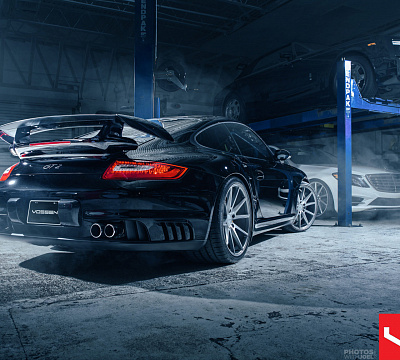 Фото дисков Vossen VFS-1 на Porsche 911 VI