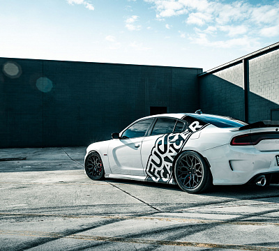Фото дисков Vossen HF-2 на Dodge Charger VII