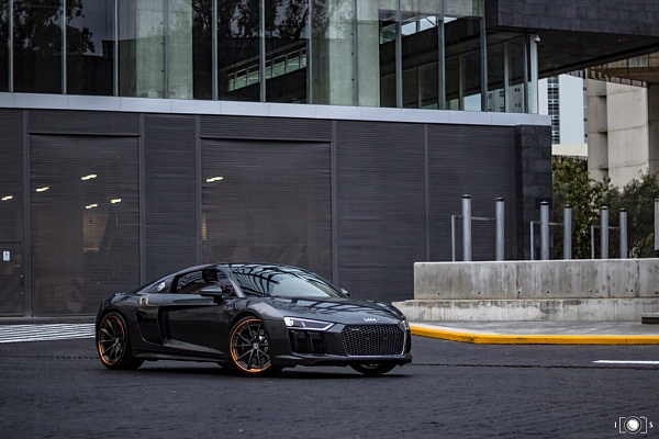 Фото дисков HRE S204 Сатиновый графит на Audi R8 (4S)