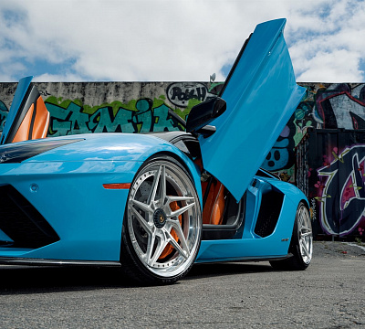 Фото дисков Anrky S3-X3 на Lamborghini Aventador