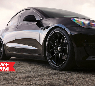Фото дисков HRE FF21 на Tesla Model 3