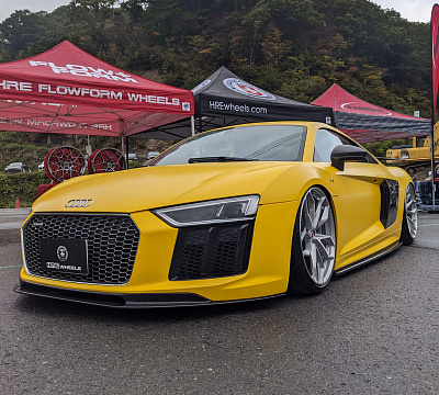 Фото дисков HRE P201 на Audi R8 (4S)