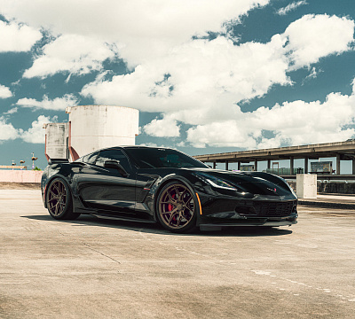 Фото дисков Vossen HF-5 на Chevrolet Corvette C7