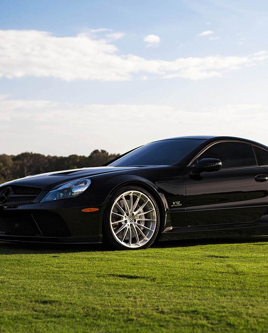 Фото дисков P103 Глянцевый лак на Mercedes-Benz SL (R230)