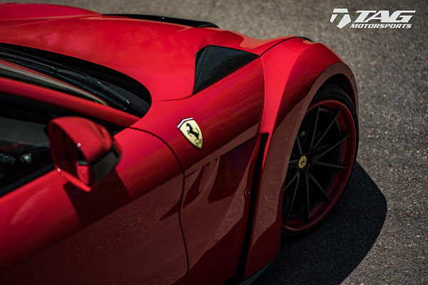 Фото дисков HRE S204H Черный сатин на Ferrari F12