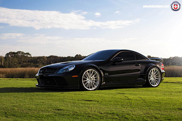 Фото дисков HRE P103 Глянцевый лак на Mercedes-Benz SL (R230)