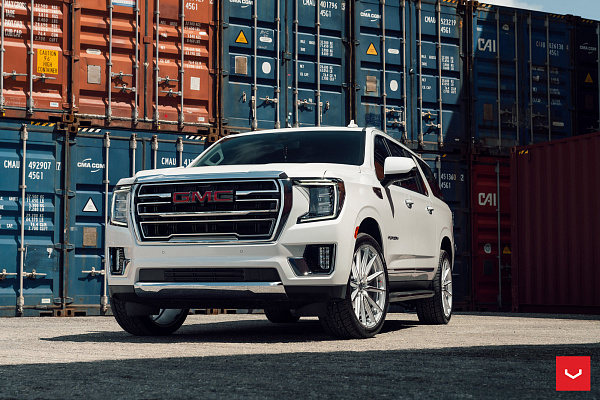 Фото дисков Vossen HF6-1 Серебро на GMC Yukon V