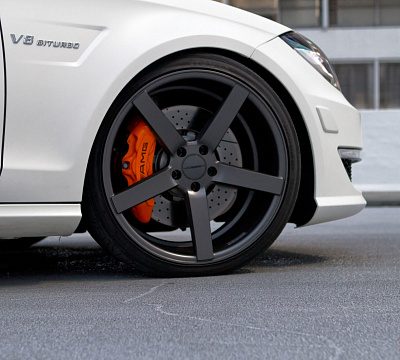 Фото дисков Vossen CV3 на Mercedes-Benz CLS (C218)