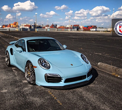 Фото дисков HRE P106 на Porsche 911 VII