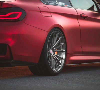 Фото дисков HRE P103 на BMW 4/M4 (F32/F82)
