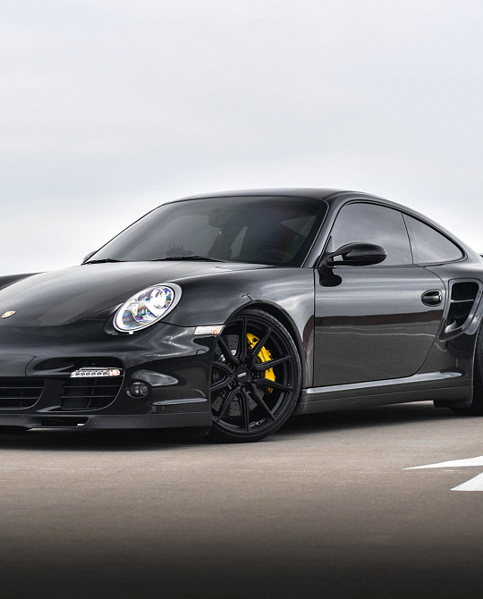 Фото дисков HF-3 Черный сатин на Porsche 911 VI