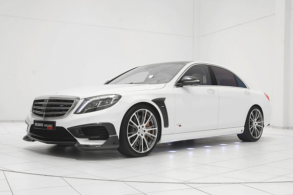 Фото дисков BRABUS Monoblock R (Platinum Edition) Глянцевый графит на Mercedes-Benz S-Class (W222, C217)