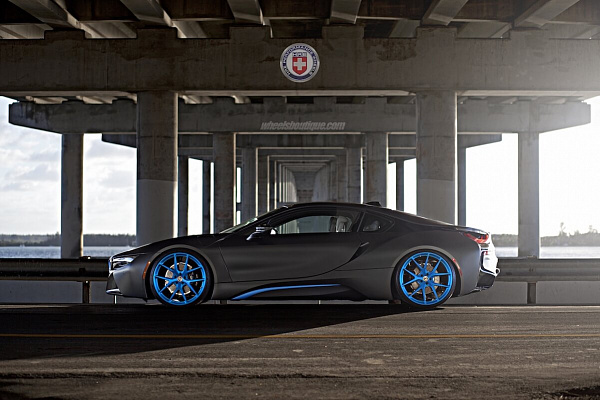 Фото дисков HRE P101 Синий сатин на BMW i8