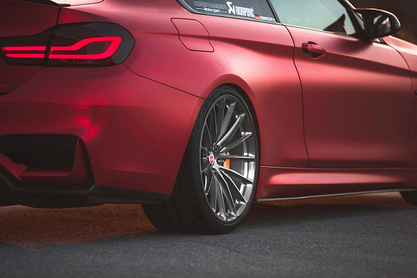 Фото дисков HRE P103 Сатиновый темный лак на BMW 4/M4 (F32/F82)
