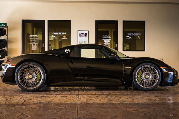 Фото дисков HRE 501M Сатиновый тонированный лак на Porsche 918 Spyder
