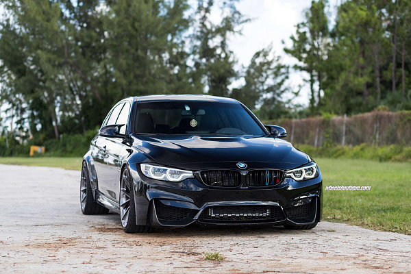 Фото дисков HRE P204 Глянцевый темный лак на BMW 3/M3 (F3x/F80)