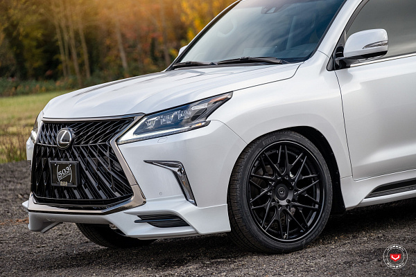 Фото дисков Vossen S17-07 (3-Piece) Черный сатин на Lexus LX III