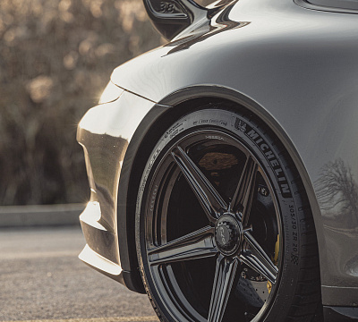 Фото дисков Vossen M-X5 на Porsche 911 VII