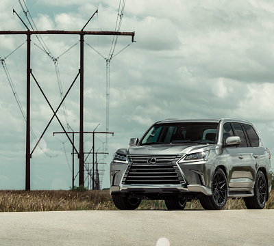 Фото дисков Vossen HF-7 на Lexus LX III