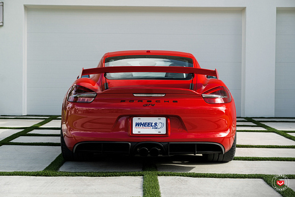 Фото дисков Vossen ML-X2 Сатиновый темный лак на Porsche Cayman II