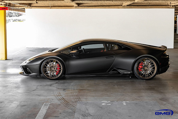 Фото дисков Anrky S1-X1 Сатиновая бронза на Lamborghini Huracan