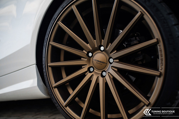 Фото дисков Vossen VFS-2 Сатиновая бронза на Mercedes-Benz E-Class (W212, S212, C207)
