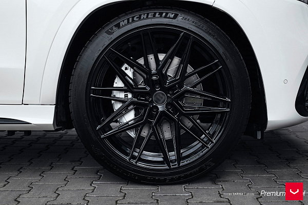 Фото дисков Vossen HF-7 Черный глянец на Mercedes-Benz GLS (X167)