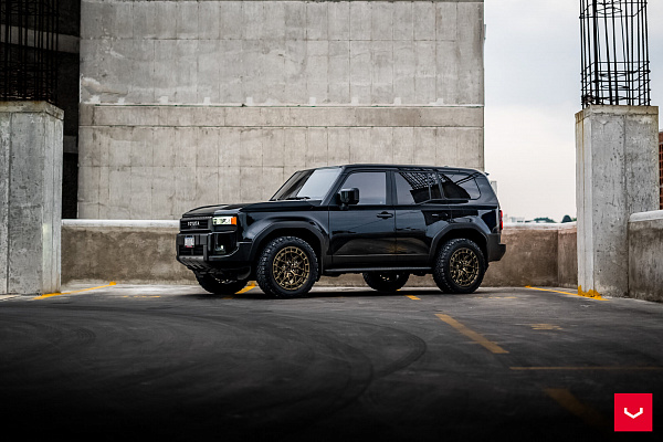 Фото дисков Vossen HFX-1 (6-Lug) Сатиновое темное золото на Toyota Land Cruiser Prado 250