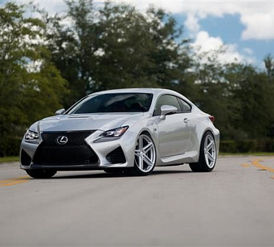 Фото дисков Vossen VFS-5 на Lexus RC