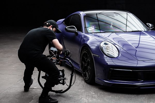 Фото дисков Brixton Forged PF7 Aerotech Черный сатин на Porsche 911 VIII