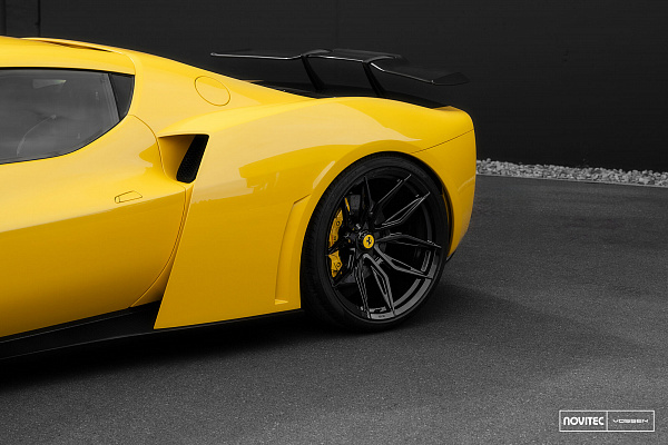 Фото дисков NOVITEC NF11 Черный глянец на Ferrari 296
