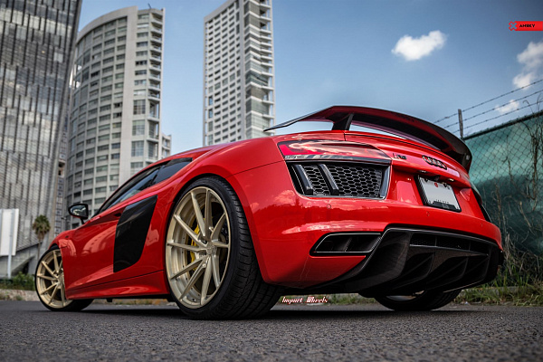 Фото дисков Anrky AN23 Сатиновая шампань на Audi R8 (4S)
