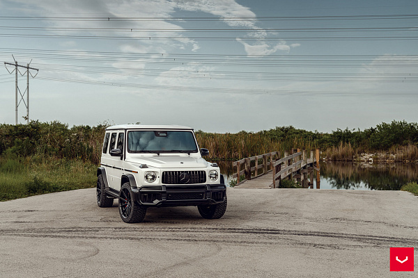 Фото дисков Vossen HFX-2 (5-Lug) Черный глянец на Mercedes-Benz G-Class III