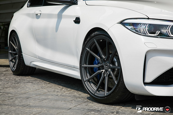 Фото дисков Vossen M-X2 Сатиновый графит на BMW 2/M2 (F22/F87)