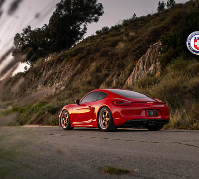Фото дисков HRE 527 на Porsche Cayman II