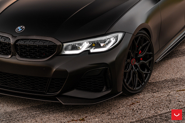 Фото дисков Vossen HF-2 Черный глянец на BMW 3/M3 (G2x/G80)