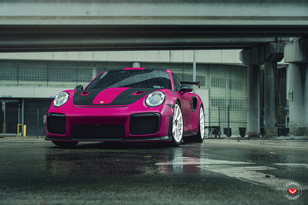 Фото дисков Vossen EVO-2R Белый глянец на Porsche 911 VII