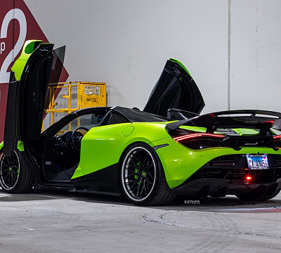 Фото дисков Strasse Wheels SV10M Deep Concave FS на McLaren 720S