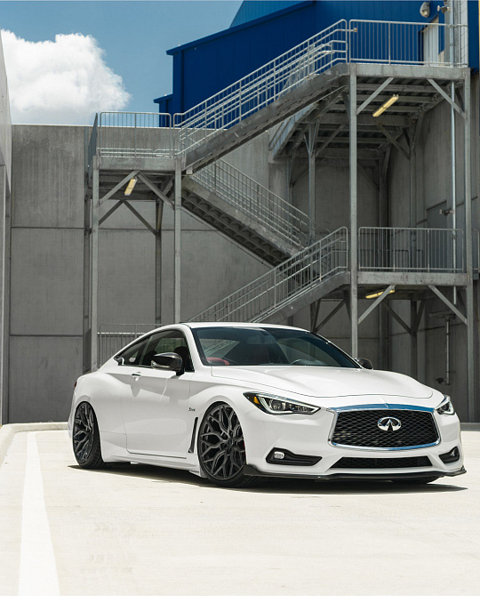 Фото дисков HF-2 Сатиновый графит на Infiniti Q60 II