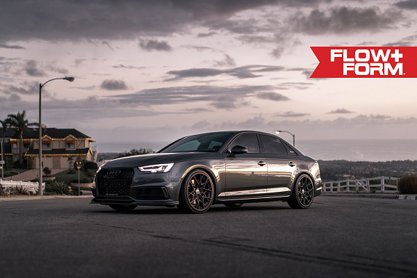 Фото дисков HRE FF10 Сатиновый графит на Audi A/S/RS 4 (B9)