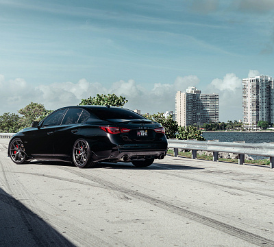 Фото дисков Vossen HF-5 на Infiniti Q50