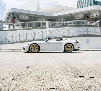 Фото дисков HRE 527 на Porsche 911 VII