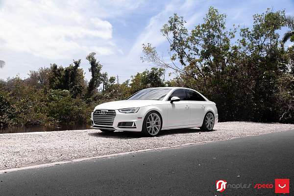 Фото дисков Vossen VFS-6 Серебро на Audi A/S/RS 4 (B9)