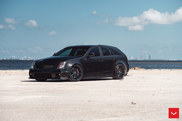 Фото дисков Vossen HF-3 Глянцевый темный лак на Cadillac CTS II