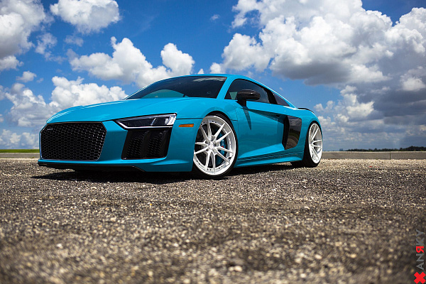 Фото дисков Anrky AN34 Белый сатин на Audi R8 (4S)