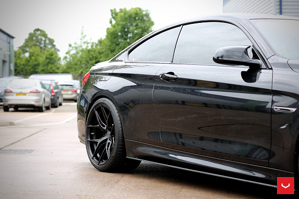 Фото дисков Vossen HF-5 Черный сатин на BMW 4/M4 (F32/F82)