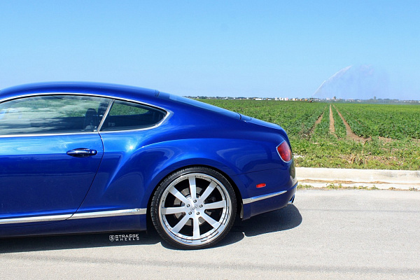 Фото дисков Strasse Wheels T8 Signature Глянцевый лак на Bentley Continental GT II