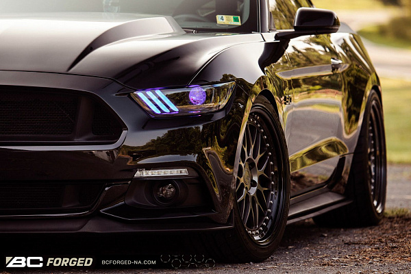 Фото дисков BC Forged LE81 // MLE81 Матовый графит на Ford Mustang VI