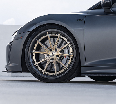 Фото дисков Strasse Wheels SV10 Track на Audi R8 (4S)