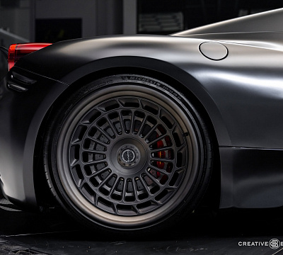 Фото дисков Brixton Forged TR10 AERO1 на Ferrari 458
